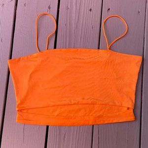 Neon Cutout Crop Top